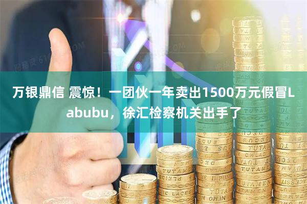 万银鼎信 震惊！一团伙一年卖出1500万元假冒Labubu，徐汇检察机关出手了