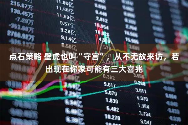 点石策略 壁虎也叫“守宫”，从不无故来访，若出现在你家可能有三大喜兆