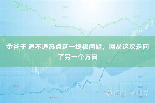 金谷子 追不追热点这一终极问题，网易这次走向了另一个方向